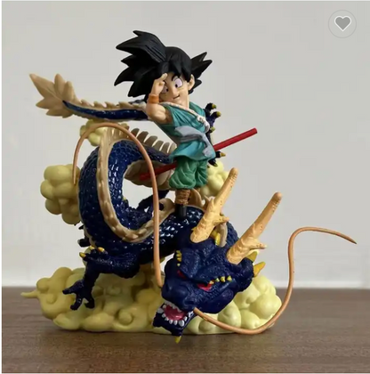 Son Goku with Shenron Figure 16 Cm