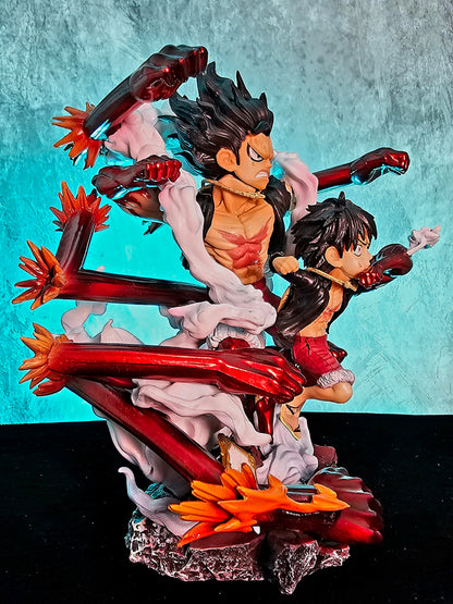 One Piece Monkey D. Luffy Multi Punch Action Figure 16 CM