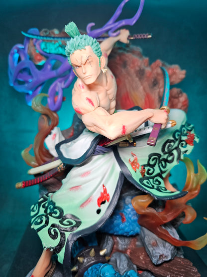 Roronoa Zoro Standing BIG Figure with Light Effect 38 CM