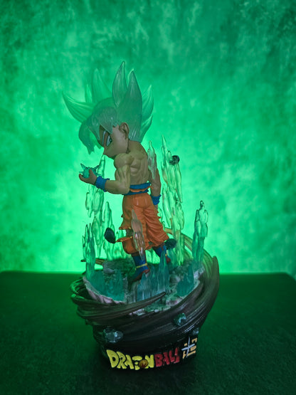 Dragon Ball Z Son Goku Ultra Instinct with Light Effect 16 CM