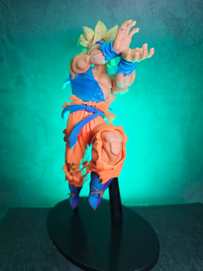 Super Saiyan Son Goku Action Figure with Stand 18 Cm