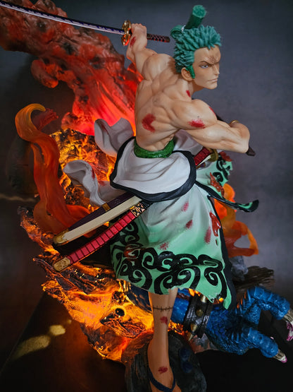 Roronoa Zoro Standing BIG Figure with Light Effect 38 CM