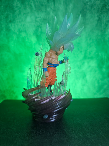 Dragon Ball Z Son Goku Ultra Instinct with Light Effect 16 CM