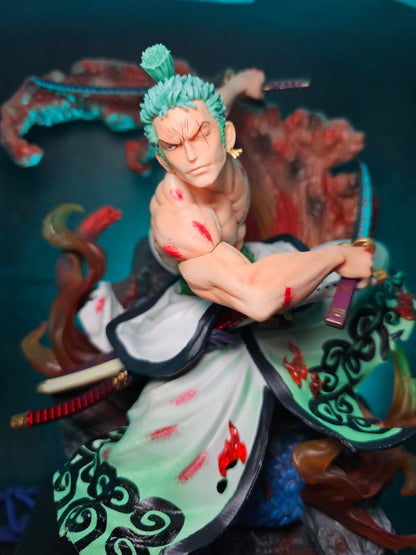 Roronoa Zoro Standing BIG Figure with Light Effect 38 CM