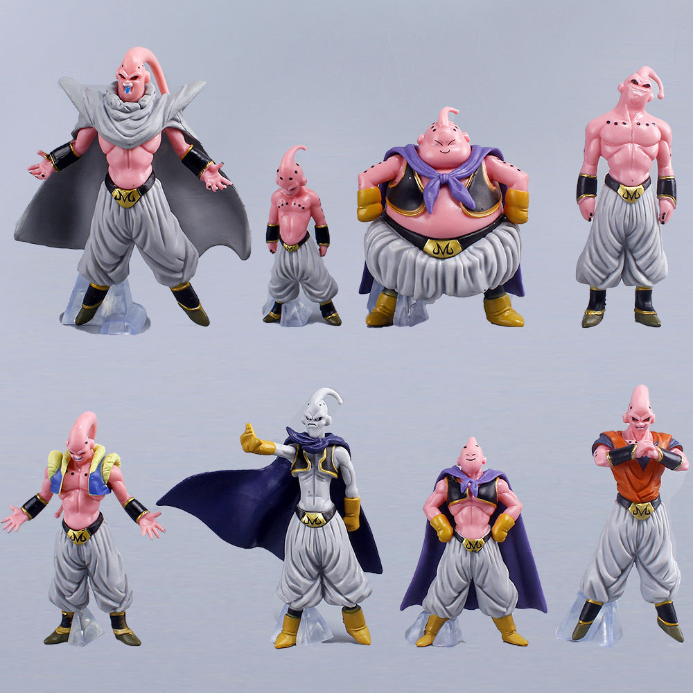 All Variant Majin Buu 8 Pcs Set 3-9Cm