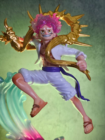 Monkey D. Luffy Gear 5  Golden Action Figure  24 Cm.