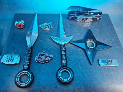 Naruto Metal Weapon Set  4 Design